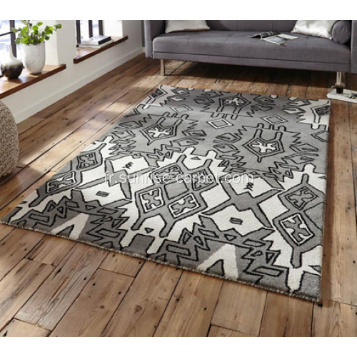 Tapis à la main à la conception moderne